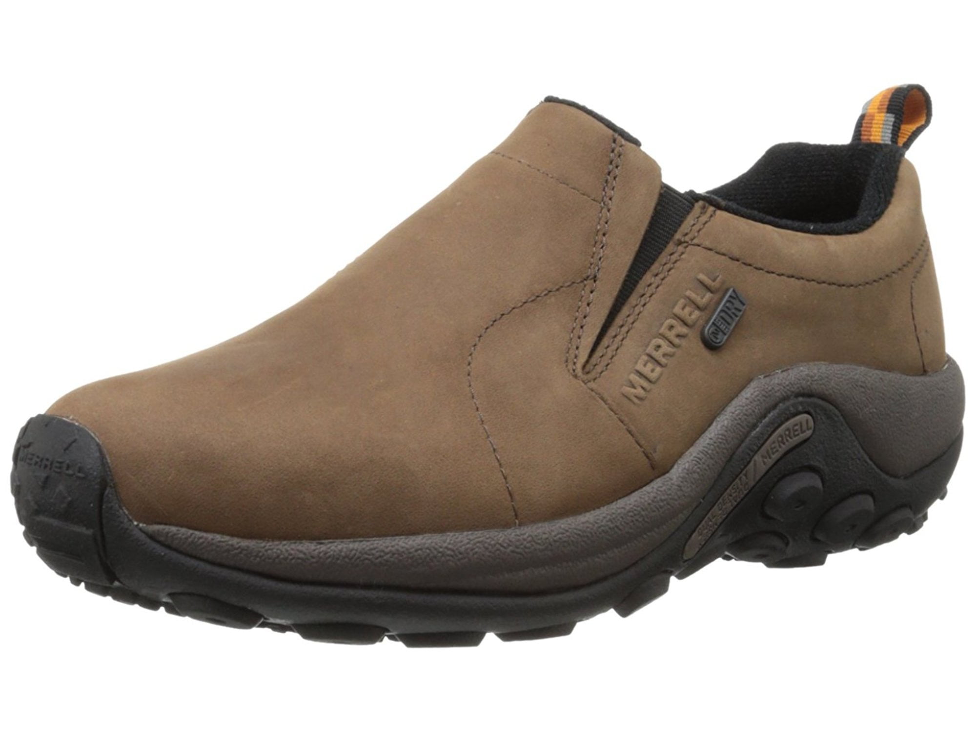 Merrell Men s Jungle Moc Nubuck Waterproof Slip On Shoe Brown 10.5 W US Walmart