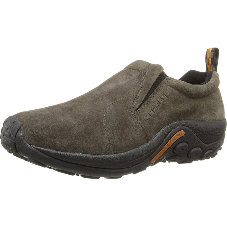 Merrell Men's Jungle Moc Slip-On Shoe, Suede Loafer with Non-Slip