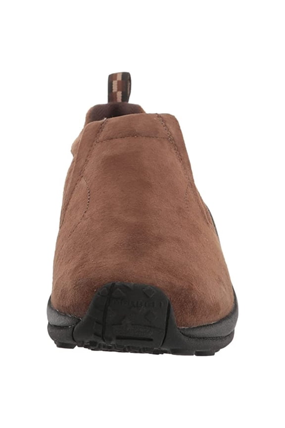 Men's Mesh Lined Nubuck Upper Jungle Moc Shoe (Dark Earth, 9.5)