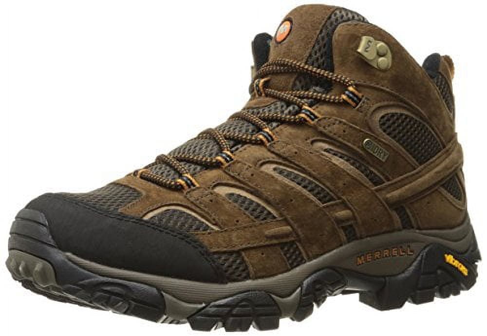 Merrell Moab 2 Mid Waterproof Hiking Boots Earth Brown Mens  display picture 1
