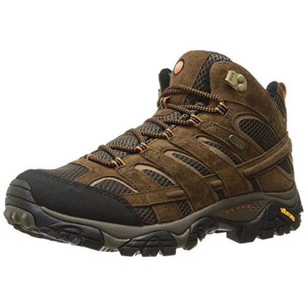 Merrell Moab 2 Mid Waterproof Mens Sz 12 Brown Hiking Boots  display picture 1