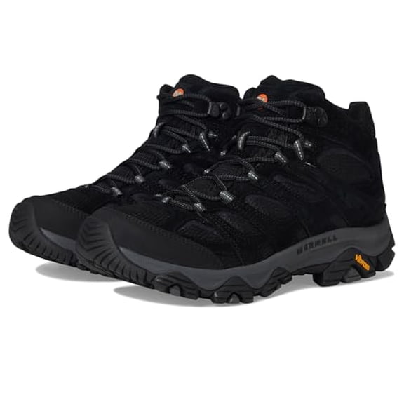 Merrell Men's Moab 3 Mid Hiking Boot, Black Night, 7.5