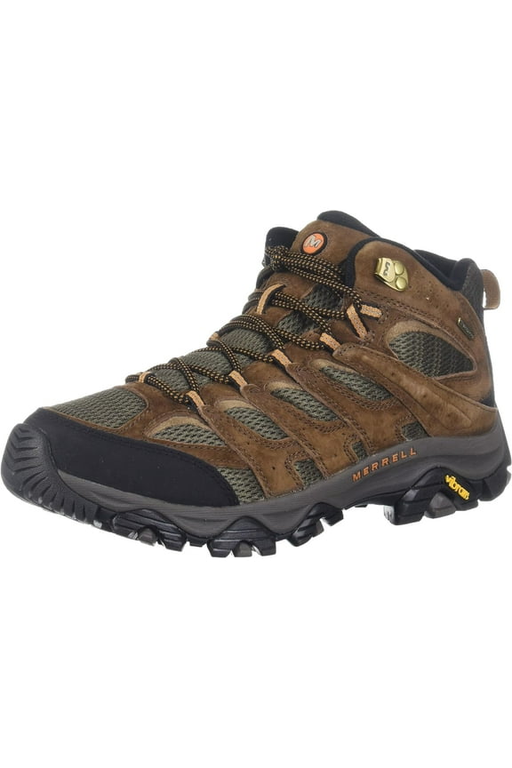 Men's Moab 3 Mid Waterproof Hiking Boot 9 Earth