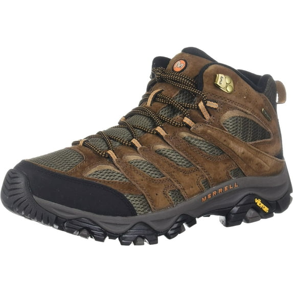 Merrell Men's Moab 3 Mid Waterproof Hiking Boot 9 Earth
