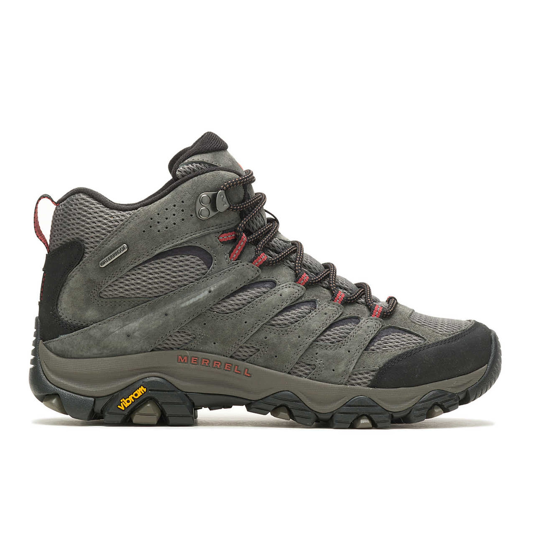 Merrell Men's Moab 3 Mid Waterproof Hiking Boot, Beluga, 9