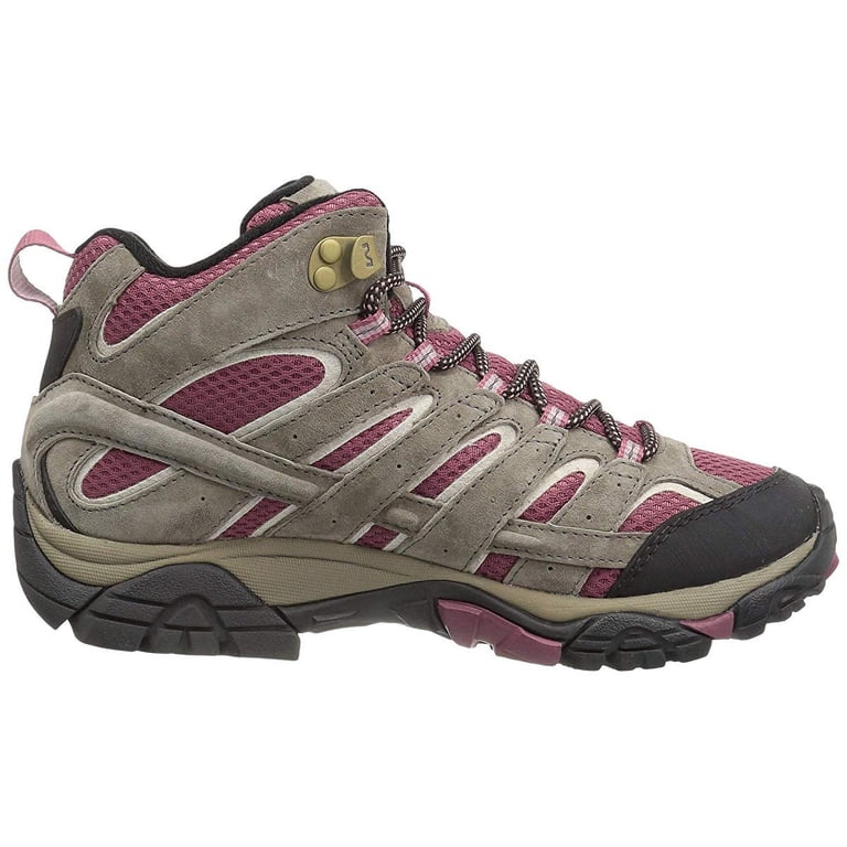 Merrell Moab 2 Mid Waterproof Boulder/Blush - Walmart.com display picture 3