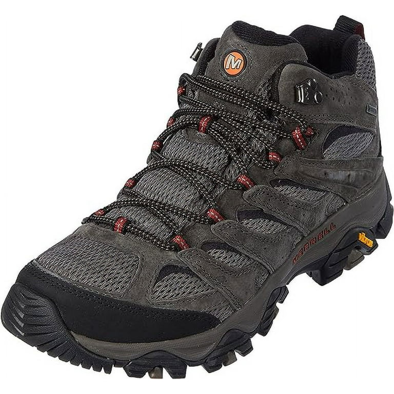 Merrell Moab 3 Mid Beluga Gray Suede Waterproof Hiking Boots Lace up Mens 12 US Merrell Men main image 3