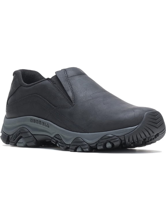 Moab Adventure 3 Moc Slip-Ons Hiking Shoe in Black | Men - 8.5
