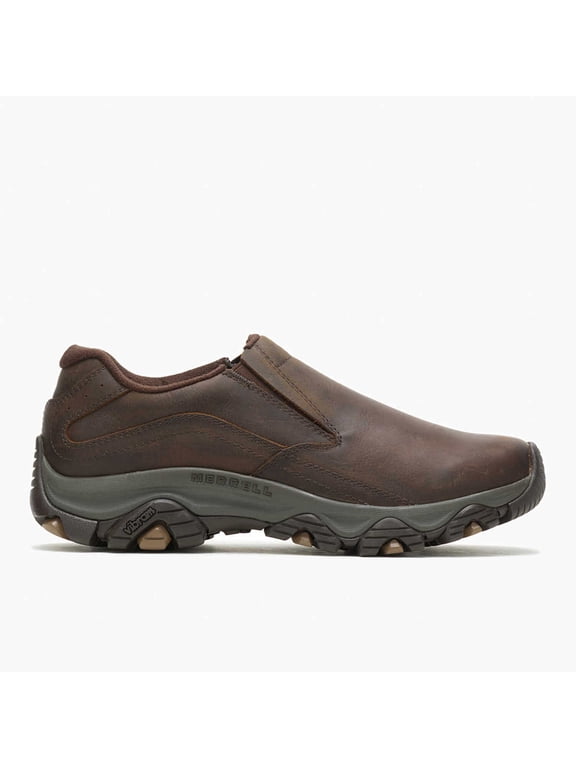 Moab Adventure 3 Moc Slip-Ons Hiking Shoe in Black | Men - 7