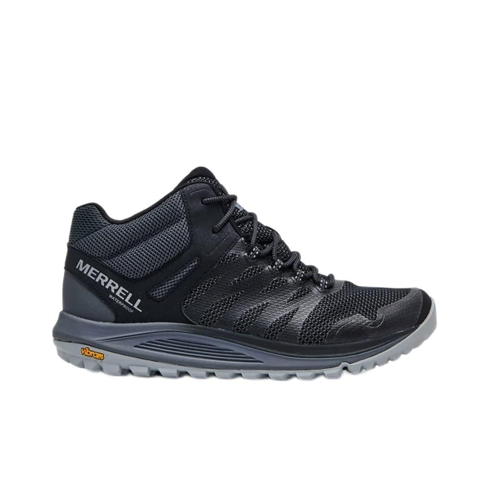 Merrell Nova 2 Mid Wp Black  Grey Hike Trail Shoes Boots Mens Size 10.5 Merrell Nova 2 Mid Wp Black Grey Hike Trail Shoes Boots Men  main image 4