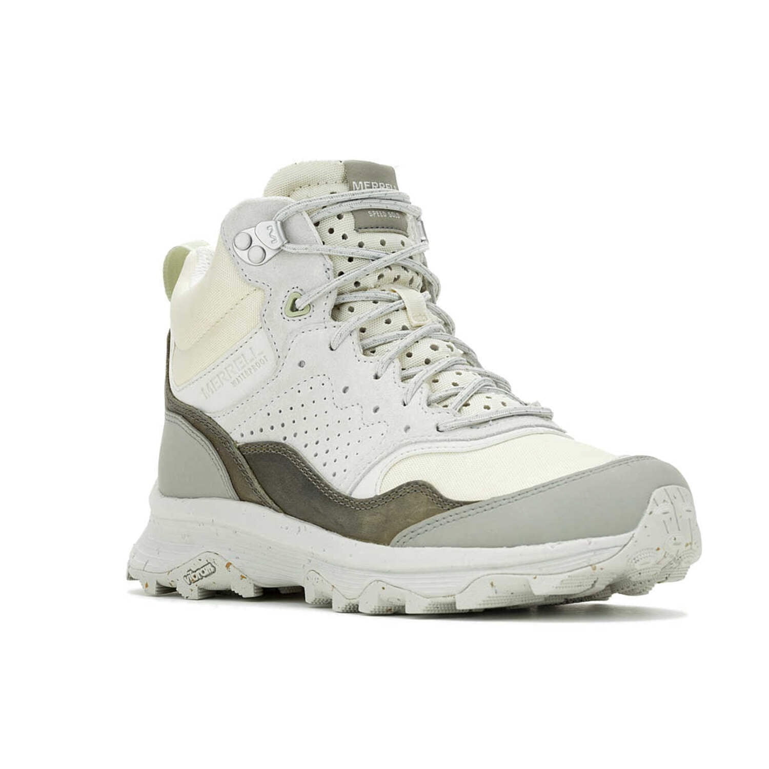 Speed Solo J038300 Boots Women Smoke Suede Mid Waterproof Hiking DWA1106