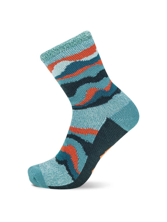 Merrell Unisex Horizon Double Layer Crew Socks Aqua (1 pair) - MEA33609C1B6001-AQUA