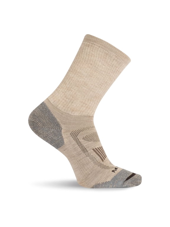 Merrell Unisex Zoned Hiker Crew Socks Oatmeal (1 pair) - MEA33529C1C4001-OATML