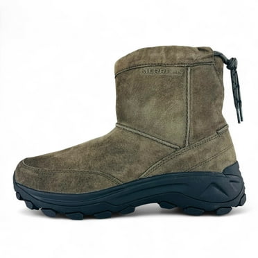 Merrell Winter Pull On Gunsmoke Insulated Waterproof Men's Winter Boots J005573, Men's U.S. Shoe Size 9