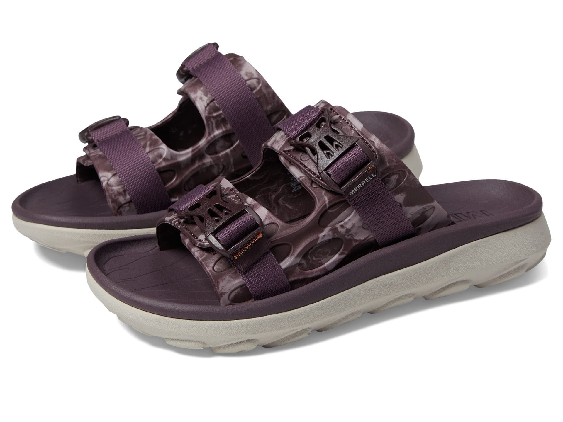 Merrell Hut Ultra Wrap Slip On Slide Sandals Mens SZ 7 Blue Black Adjustable Amazon.com | Merrell Hut Ultra Flip | Sandals main image 2