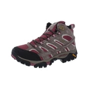 Women's Moab 2 Mid Waterproof Hiking Boot, Boulder/Blush, 10 M US