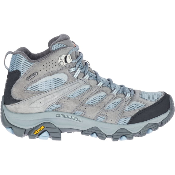 Merrell Women's Moab 3 Mid Waterproof Hiking Boots (Altitude Blue, 5.5 B US)