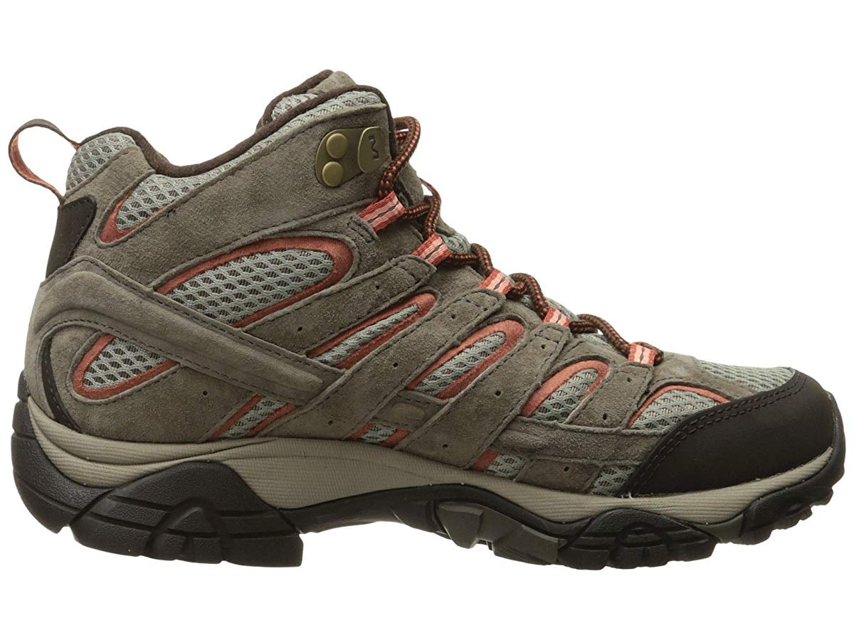 Merrell Womens Moab Mid Work Ankle Hiking Boots