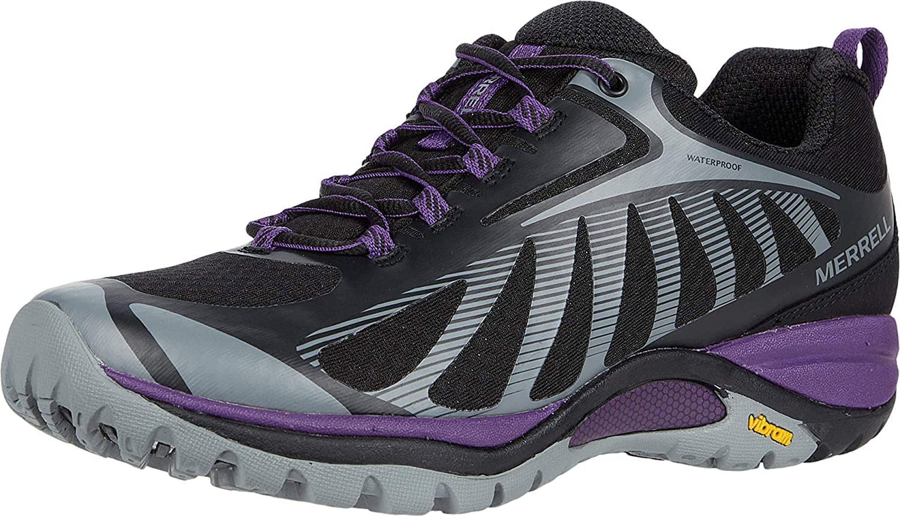 Merrell Women's Siren Edge 3 Waterproof Hiking Shoe Black/Acai ...