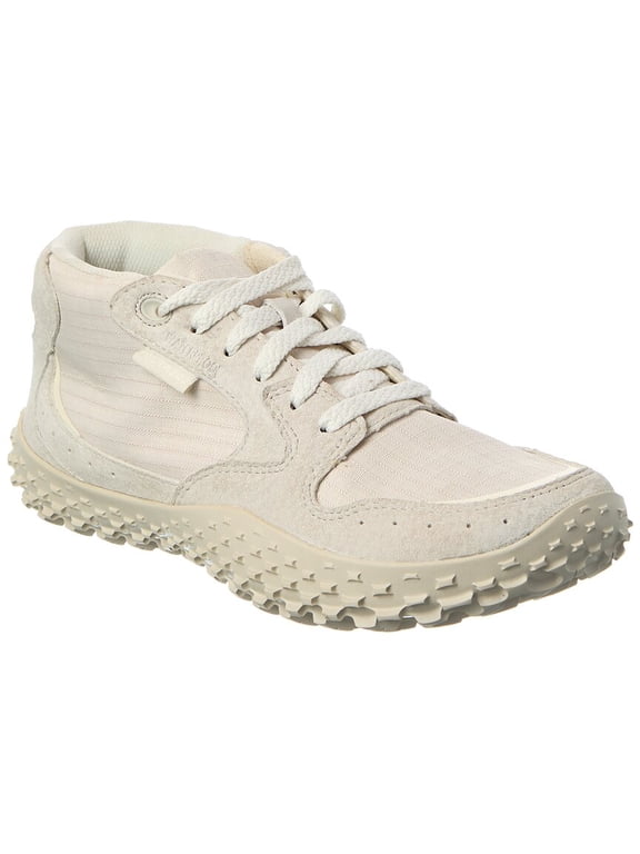 Wrapt Canvas & Suede Sneaker, 10, White