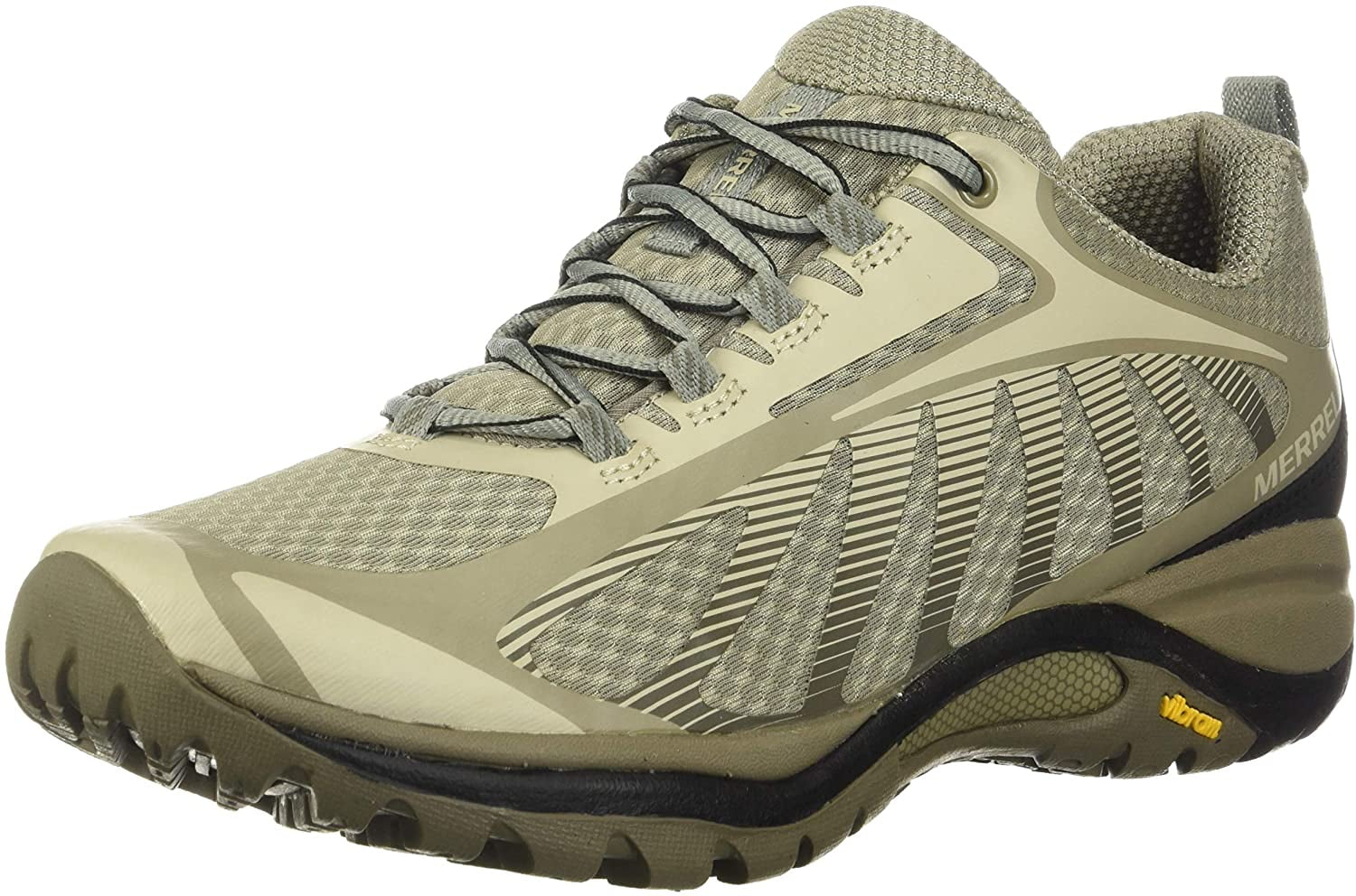 Merrell womens Siren Edge 3 Hiking Shoe, Aluminum/Boulder, 12 US