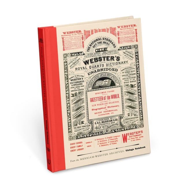 Merriam-Webster Gift From the Merriam-Webster Archives: Vintage Notebook: Art and Ephemera from America's Most Trusted Dictionary, (Hardcover)