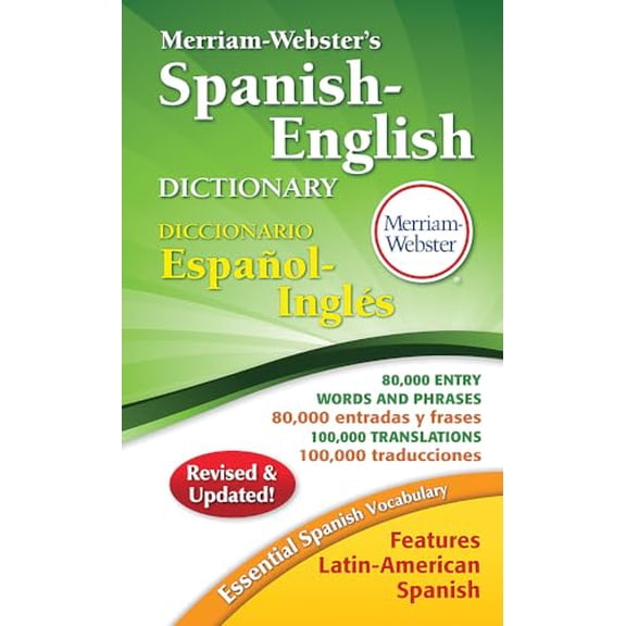 Pre-Owned Merriam-Webster Spanish-English Dictionary, Mass Market Paper (English and Spanish Edition)