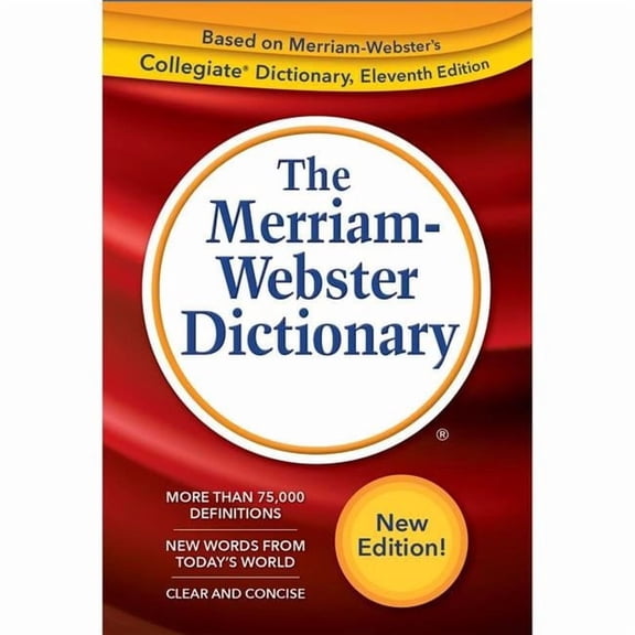 Merriam-Webster Webster Dictionary Trade Paperback 2019 Copyright