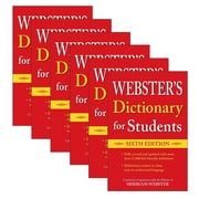 Merriam-Webster Websters Dictionary for Students Sixth Edition Pack of 6 9781596951792-6