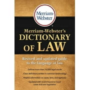 MERRIAM-WEBSTER INC Merriam-Webster&apos;s Dictionary of Law, (Paperback)