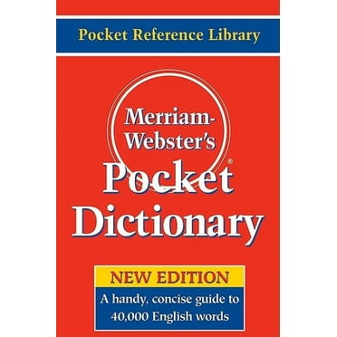 Merriam-Webster&apos;s Pocket Dictionary, (Paperback)
