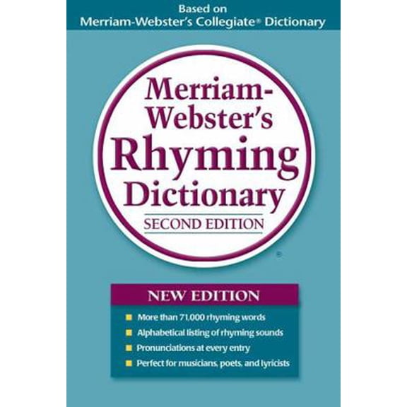 Pre-Owned Merriam-Webster's Rhyming Dictionary (Paperback) 0877796416 9780877796411