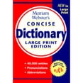 thumbnail image 1 of Pre-Owned Merriam-Webster's Concise Dictionary (Paperback) 0877796246 9780877796244, 1 of 1
