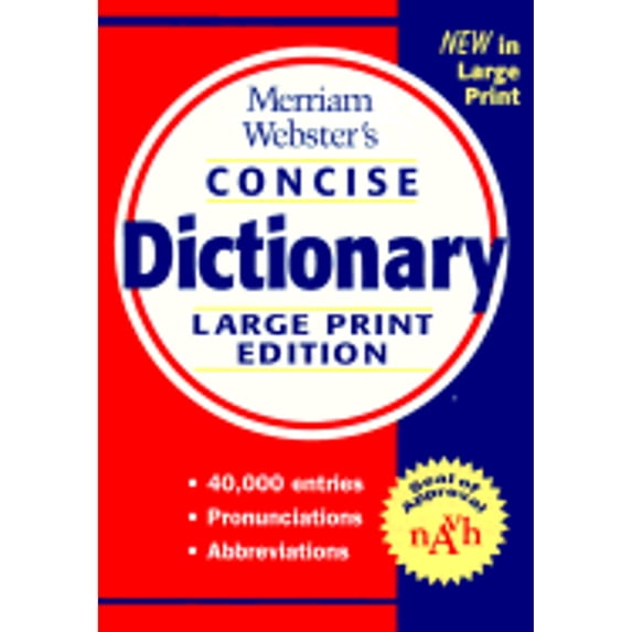 Pre-Owned Merriam-Webster's Concise Dictionary (Paperback) 0877796246 9780877796244