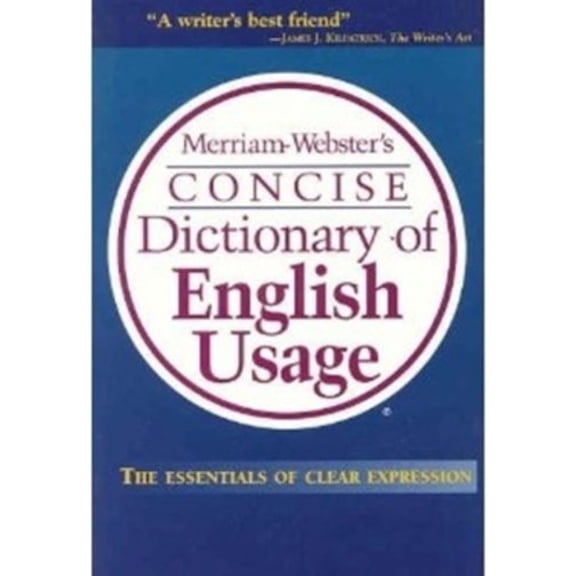 Pre-Owned Merriam-Webster's Concise Dictionary of English Usage (Paperback) 0877796335 9780877796336
