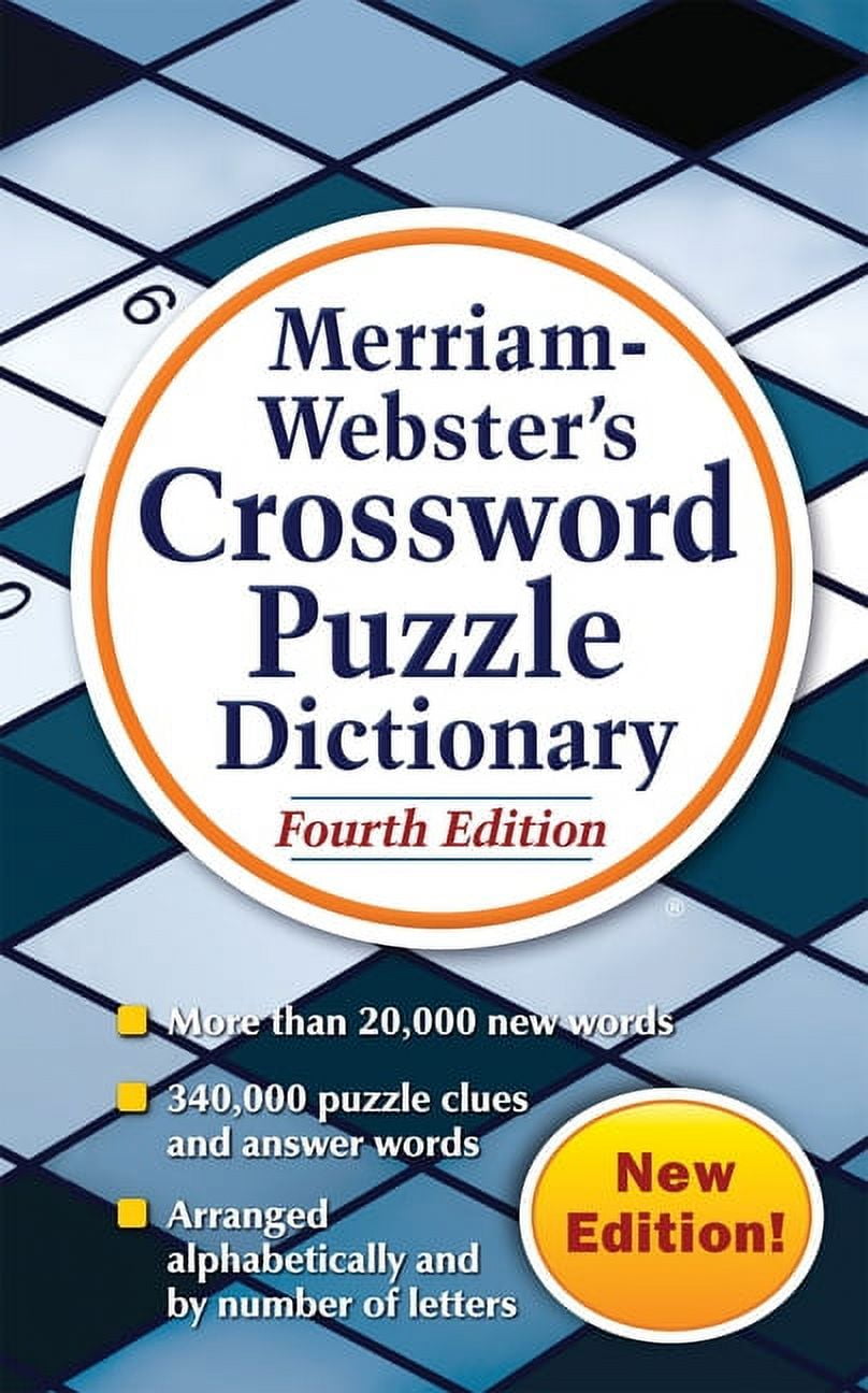Merriam webster s crossword puzzle dictionary edition 4 paperback
