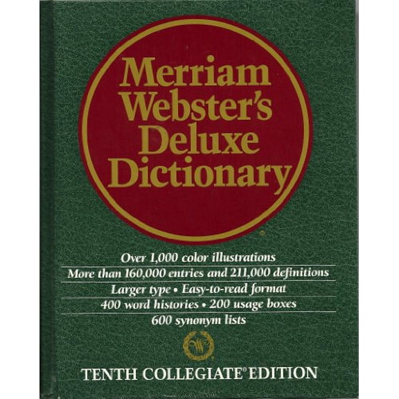 Pre-Owned Dic Merriam Websters Deluxe Dictionary Paperback