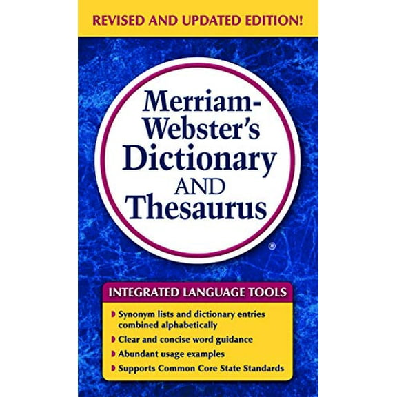Pre-Owned Merriam-Webster's Dictionary and Thesaurus (Paperback) 087779863X 9780877798637