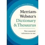 Merriam-Websters Dictionary and Thesaurus, Paperback