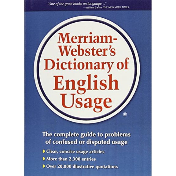 Pre-Owned Merriam-Webster's Dictionary of English Usage (Hardcover) 0877791325 9780877791324