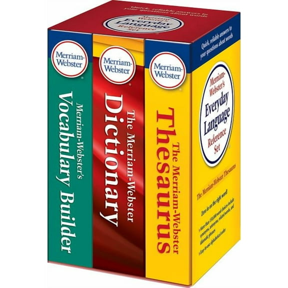 Merriam-Webster's Everyday Language Reference Set: Includes: The Merriam-Webster Dictionary, the Merriam-Webster Thesaur, (Paperback)