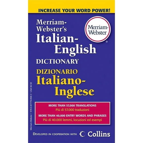 Pre-Owned Merriam-Webster's Italian-English Dictionary