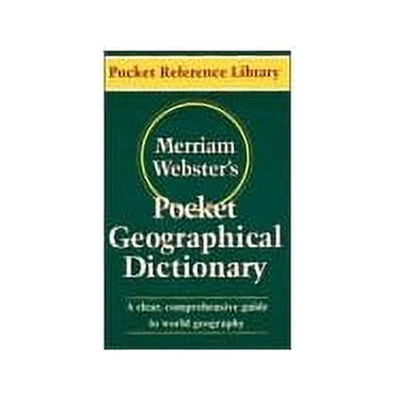 Pre-Owned Merriam-Webster's Pocket Geographical Dictionary (Pocket reference library) Paperback