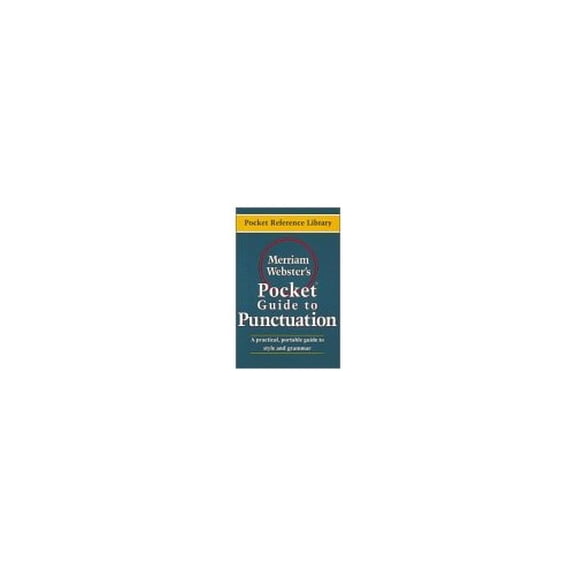 Pre-Owned Merriam-Webster's Pocket Guide to Punctuation: Write it Right! (Pocket Reference Library) Paperback