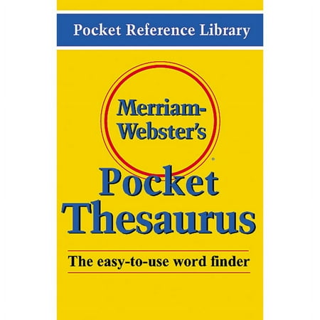 Pocket Reference Library: Merriam-Webster's Pocket Thesaurus (Paperback)