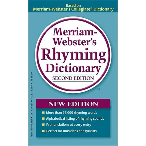 Merriam-Webster's Rhyming Dictionary, (Paperback)