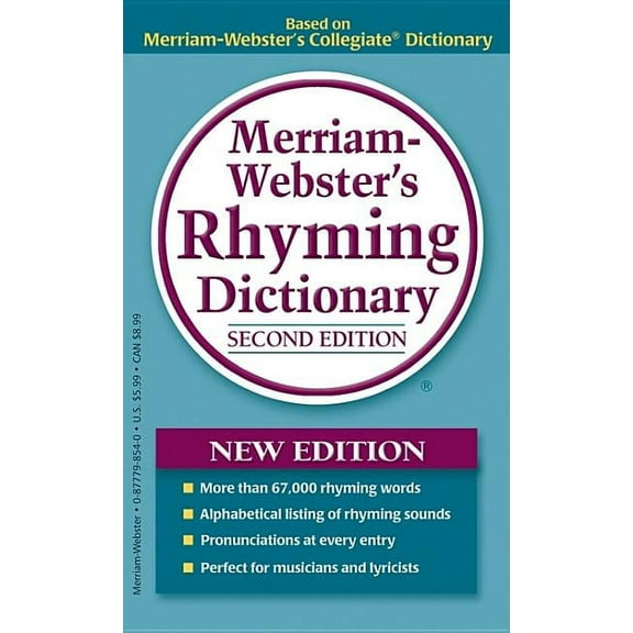 Merriam-Webster's Rhyming Dictionary, (Paperback)
