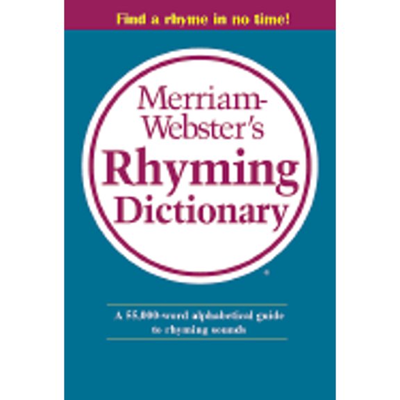 Pre-Owned Merriam-Webster's Rhyming Dictionary (Paperback) 0877796327 9780877796329