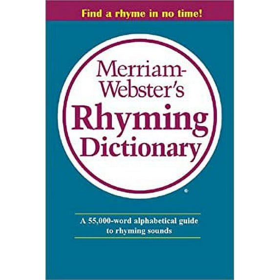 Pre-Owned Merriam-Webster's Rhyming Dictionary (Paperback) 0877796327 9780877796329
