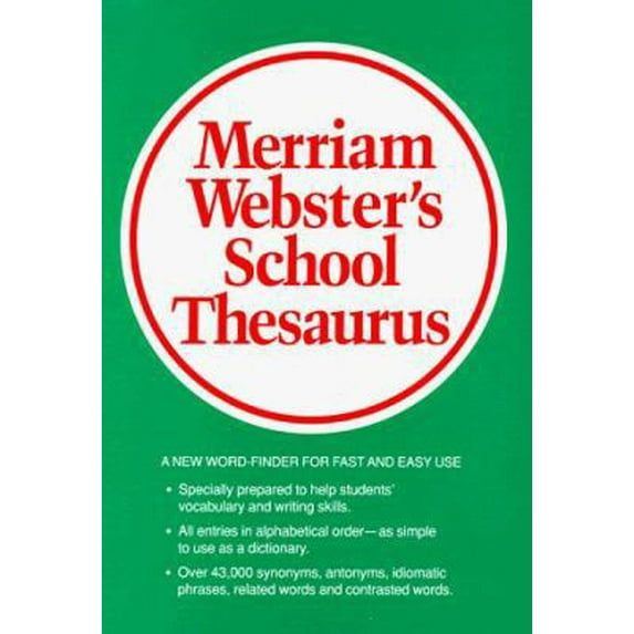 Pre-Owned Merriam Webster's School Thesaurus (Hardcover) 0877791783 9780877791782